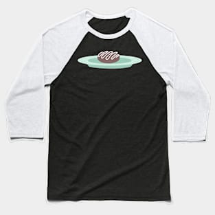 Doughnut on a plate Baseball T-Shirt